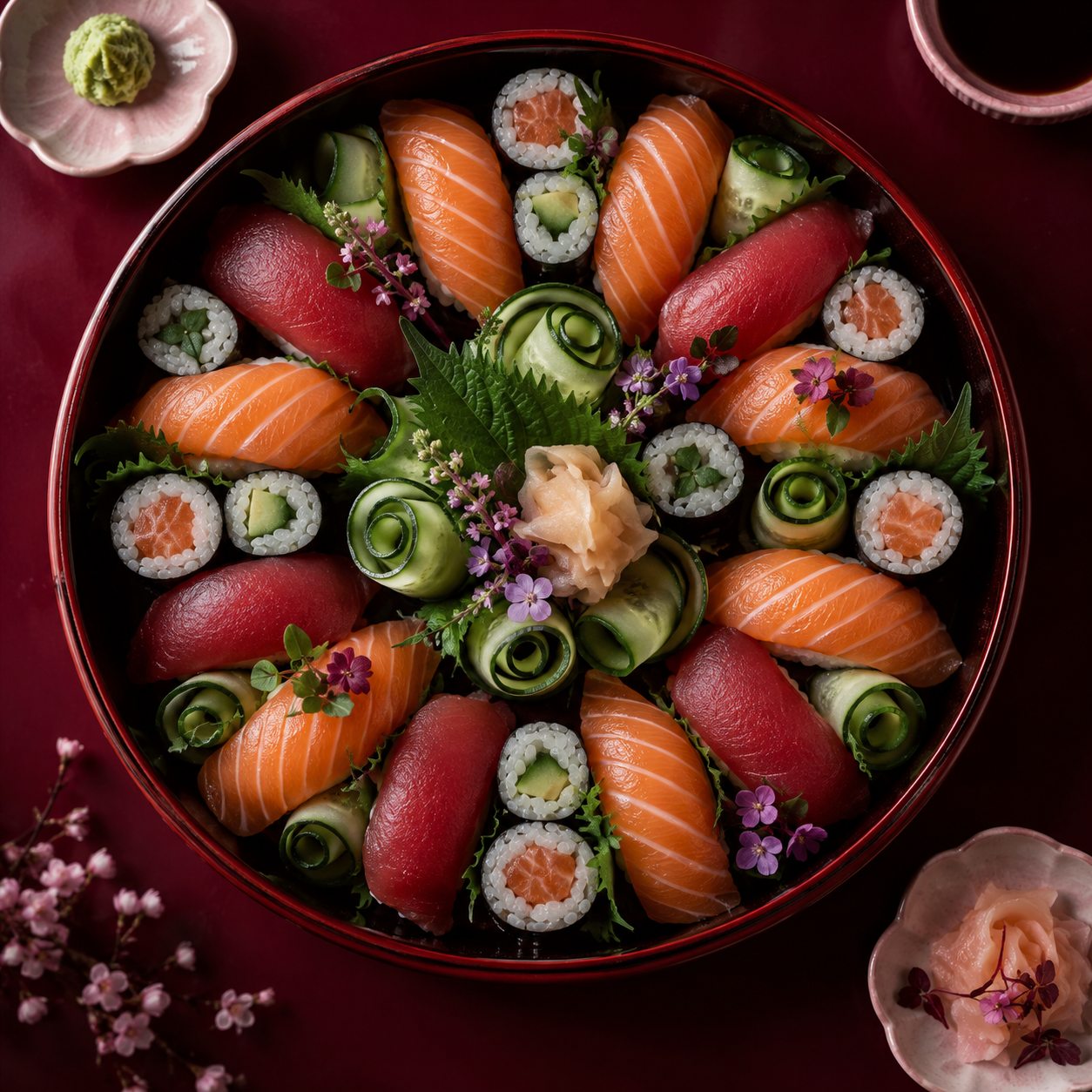 Colourful seasonal dish