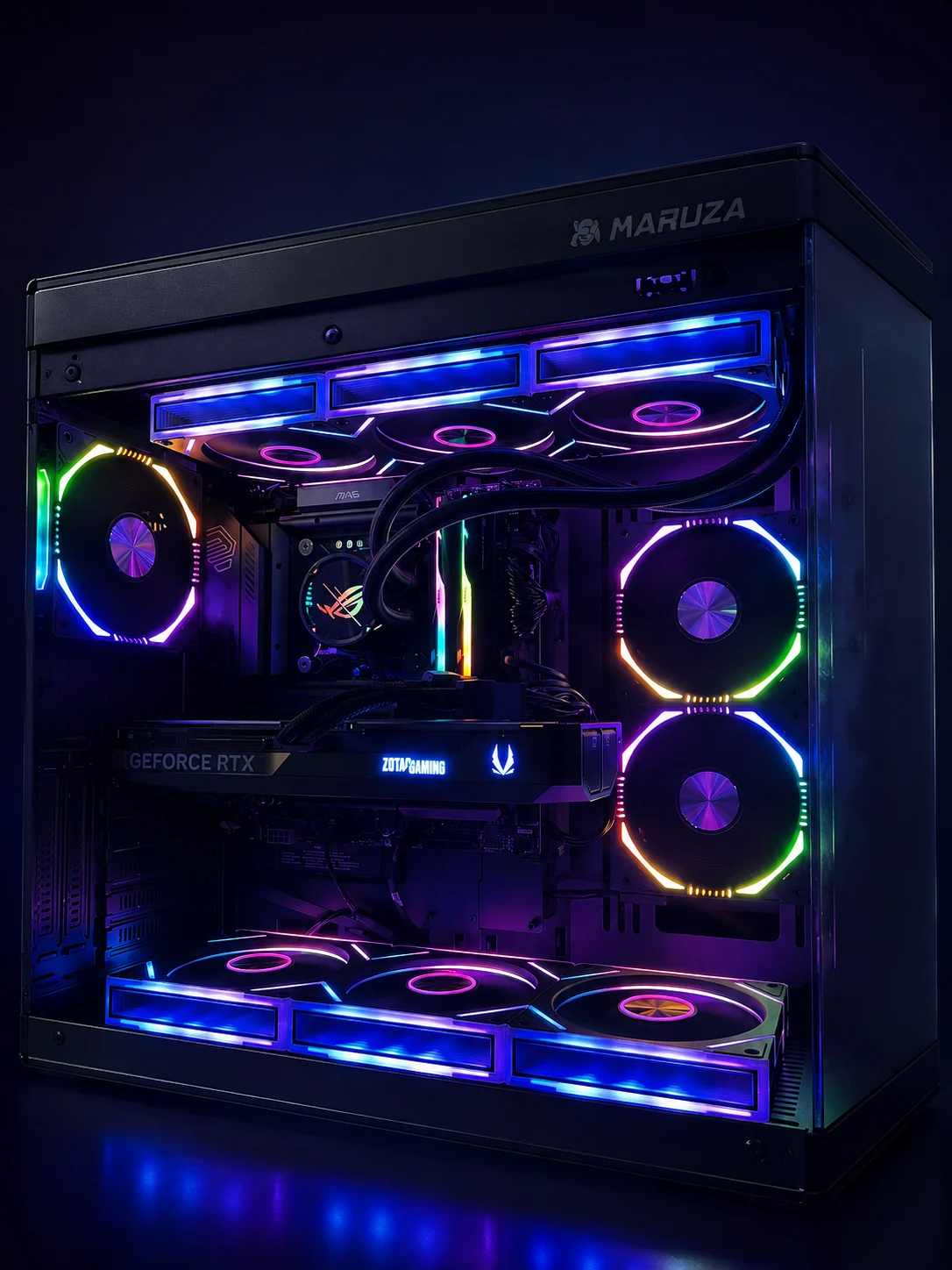 Obsidian Panorama · Liquid-cooled PC — original photo 03 · cover