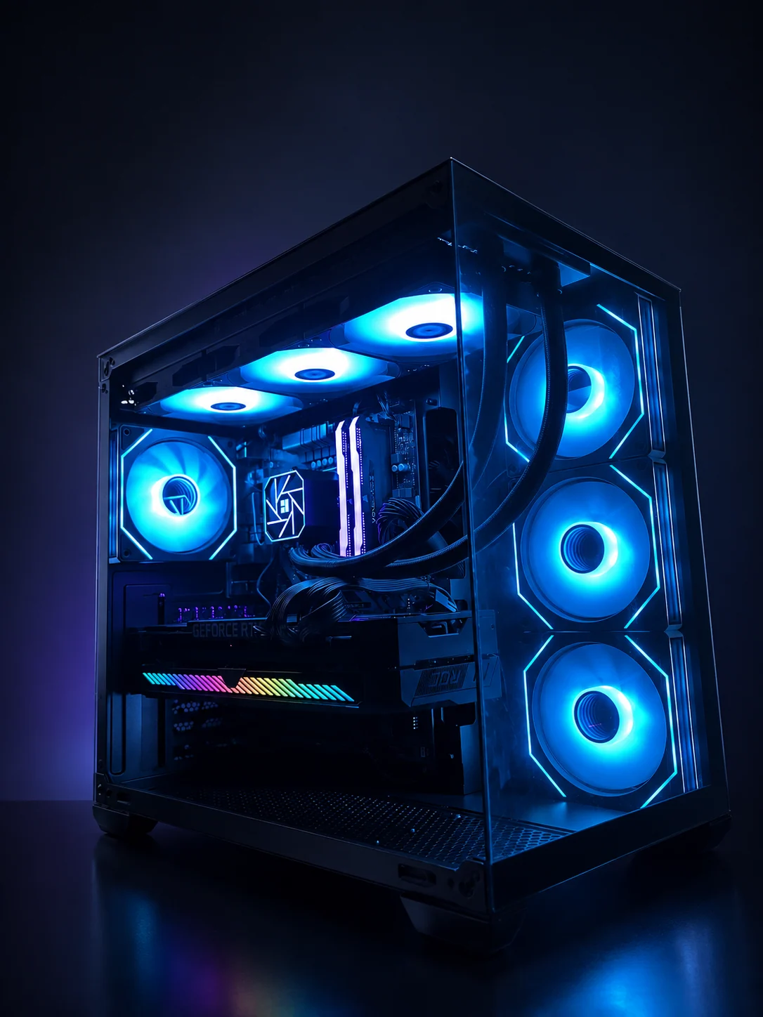Arctic Blue · Liquid-cooled PC — original photo 25 · cover